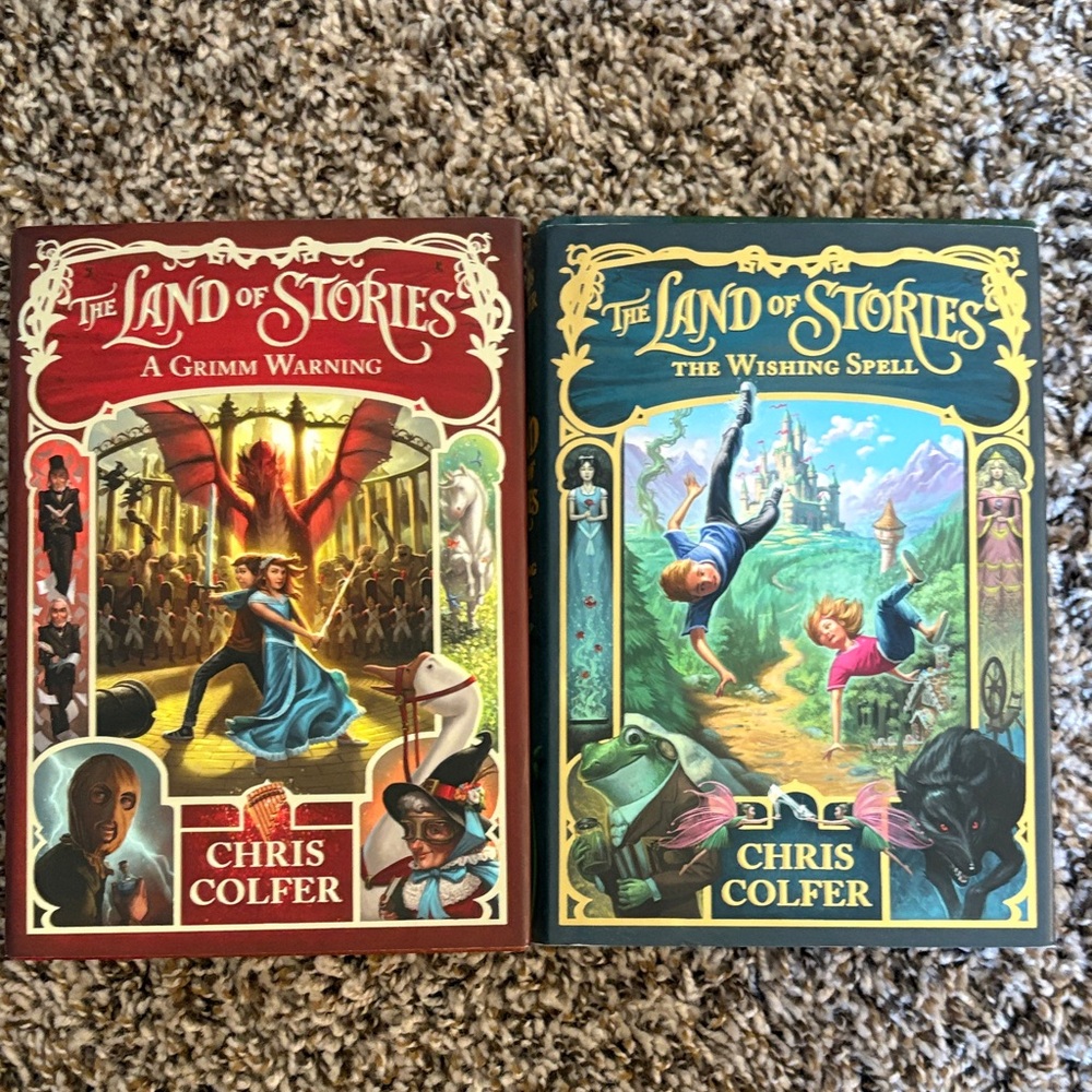 The Land of Stories Set by Chris Colfer SIGNED First Edition